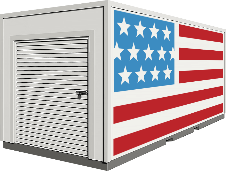 Stars & Stripes Series Stellar Storage Container - Made in USA