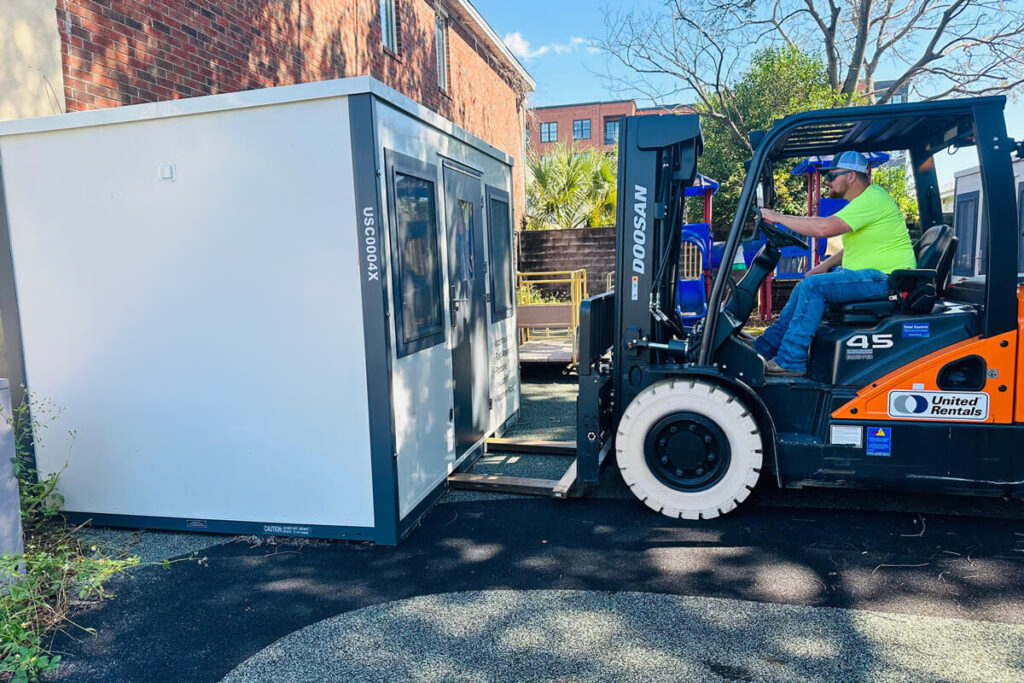 Uplift Shelters designed for rapid deployment in emergency settings