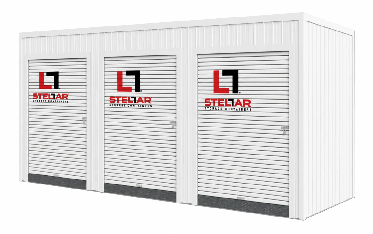 Stellar 30x10 (3 Unit Building) storage building