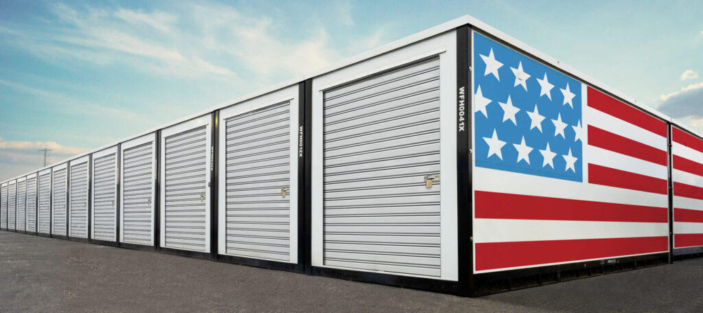 Stars & Stripes Series 100% USA-made portable storage containers