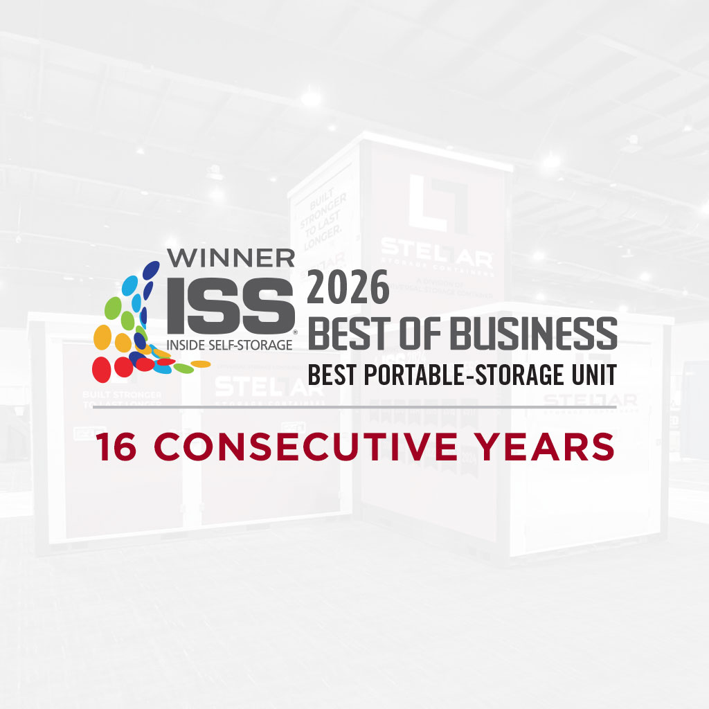USC tradeshow booth showcasing Stellar Storage Container innovations